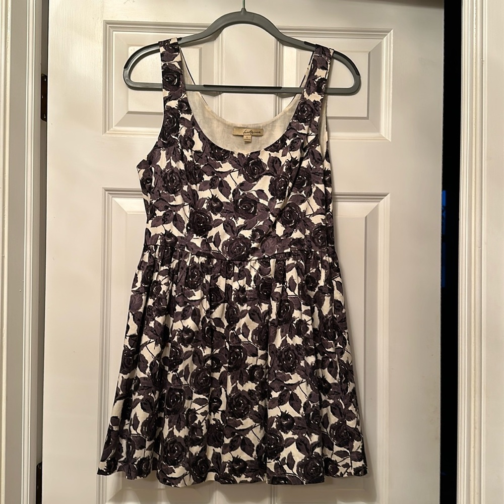 Black rose dress.
